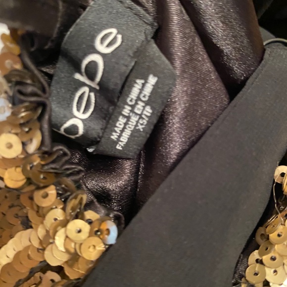bebe! Sequin Peplum top - Picture 5 of 7